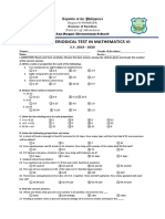 2ND Qe - Math 2019