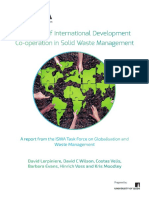 A Review of International Development in SWM - IsWA Globalisation Task Foroce - September 2014 FINAL