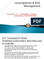 Pharmacovigilance & Risk Management