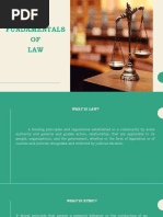 Fundamentals of Law Ma. Anjiellamie Maravilla