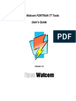 Open Watcom FORTRAN 77 Tools User's Guide