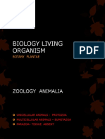 Biology Living Organism: Botany Plantae