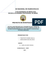 Recuperación de plata con Betaciclodextrina-Metilada en mina Julcani