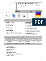 Phieu An Toan Hoa Chat - D Mannitol PDF