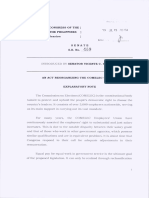 Eig H Teen TH Congress O F TH E) Republic O F T H E PH Ilippin Es) First Regular Session) 19 JUL 15 54