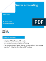 Irrigation Water Accounting: Module 6 - Lwdfs MSC March, 2019