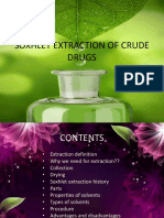 Soxhelet Extraction of Crude Drugs