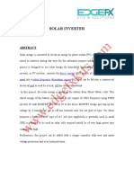 Solar Inverter: Direct Current Photovoltaic Solar Panel Utility Frequency Alternating Current Grid Off