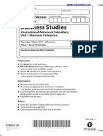 Business Studies: Pearson Edexcel