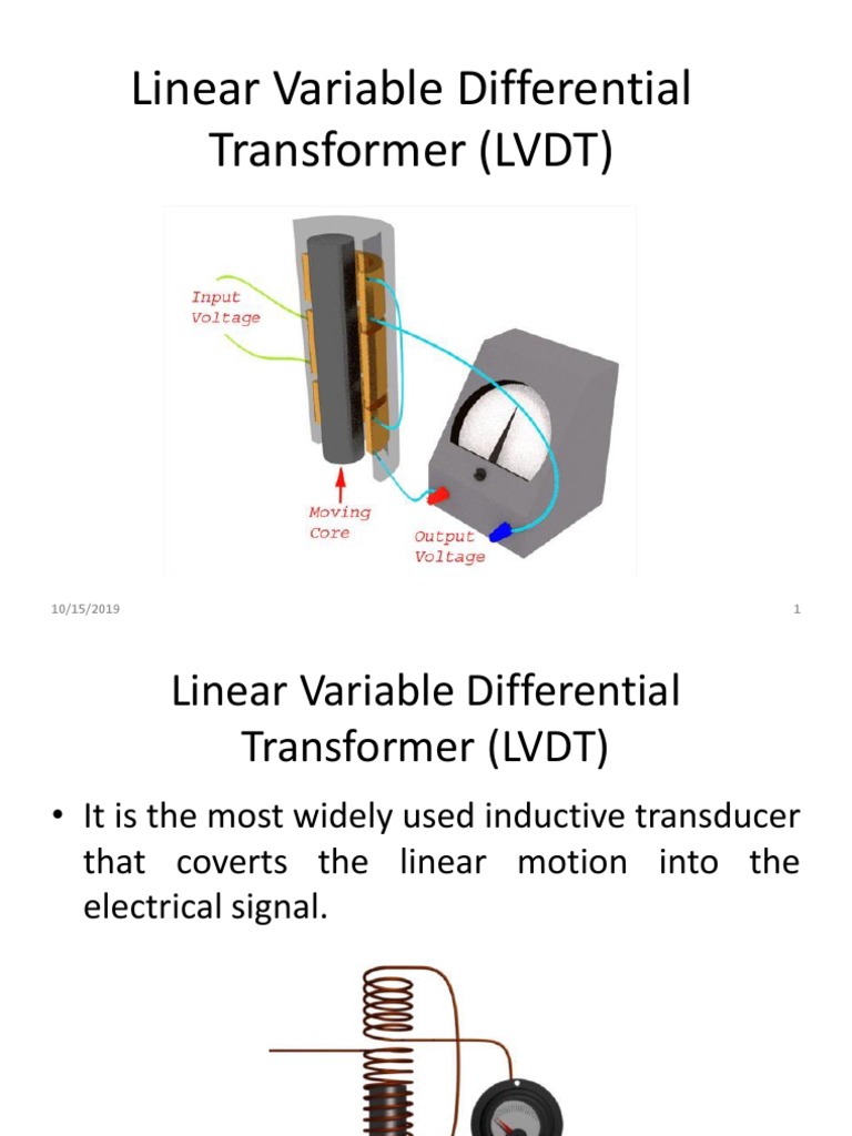 Linear Variable Differential Transformer (LVDT) | PDF | Transformer ...