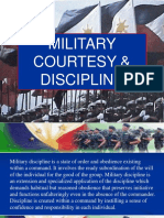 C Military Courtesy Discipline