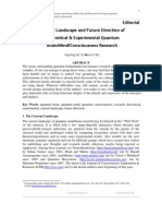 Download Current Landscape and Future Direction of Theoretical  Experimental Quantum BrainMindConsciousness Research by QuantumDream Inc SN43036575 doc pdf