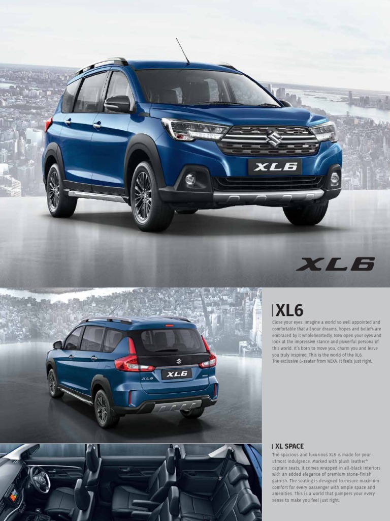 NEXA XL6 Brochure Mobile PDF | PDF | Hybrid Vehicle | Transmission