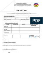 BJMP Sat Form: General Information