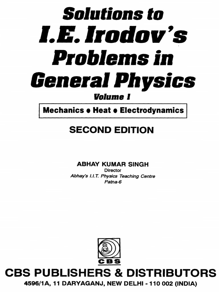 IRODOV Solutions | PDF
