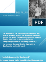 About Gregorio Del Pillar: Reporter: Prince Joshua G.batican