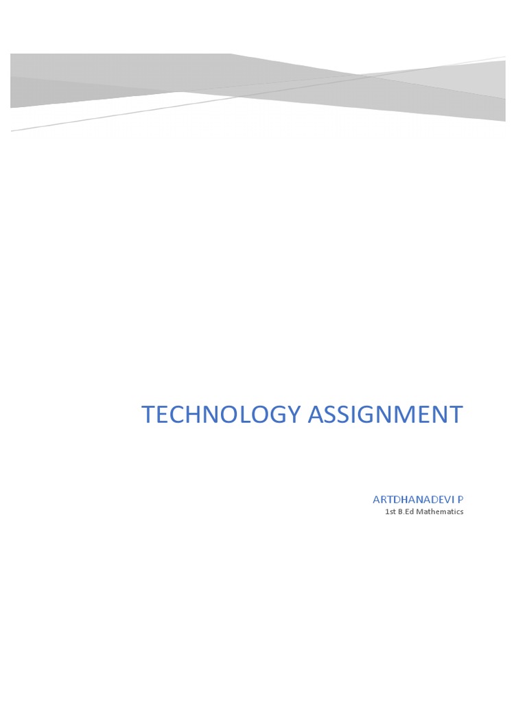 Online Assignment (1) Tech | PDF | Educational Technology | Web 2.0