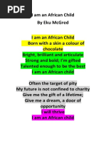 I Am An African Child