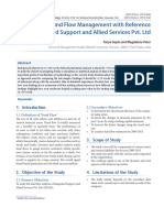 A Study On Fund Flow Management With Reference To Integrated Support and Allied Services Pvt. LTD