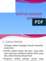 Bentuk Sediaan Kosmetik (BP)