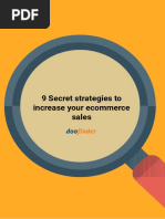 9 Secret Strategies To Increase Your Ecommerce Sales: Finder