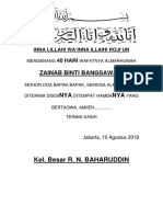 Mengenang 40 Hari Wafatnya Almarhumah Zainab Binti Bangsawan