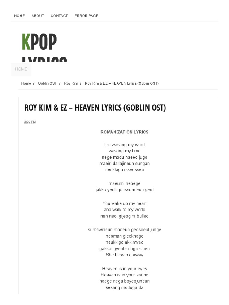 Beautiful Crush Lyrics English Chords