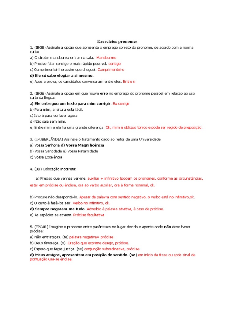 Tratamento para Reitores Universitários | PDF | Pronome | Morfologia