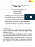 A Study On Application of Mixed Girder in Steel Box Girder Bridge PDF