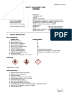 Safety Data Sheet (SDS) Toluene 1. Identification: GHS Classification Hazard Class Hazard Category