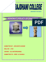 Ashoka'S Policy of Dhamma