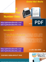 Thailand Business Fax Number Data