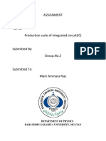 Assignment: Department of Physics Bahauddin Zakariya University, Multan