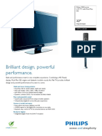 Brilliant Design, Powerful Performance.: 32PFL5403D