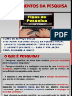 2 Assunto - TIPOS DE PESQUISA UNIDADE 1 - Assunto Prova PDF