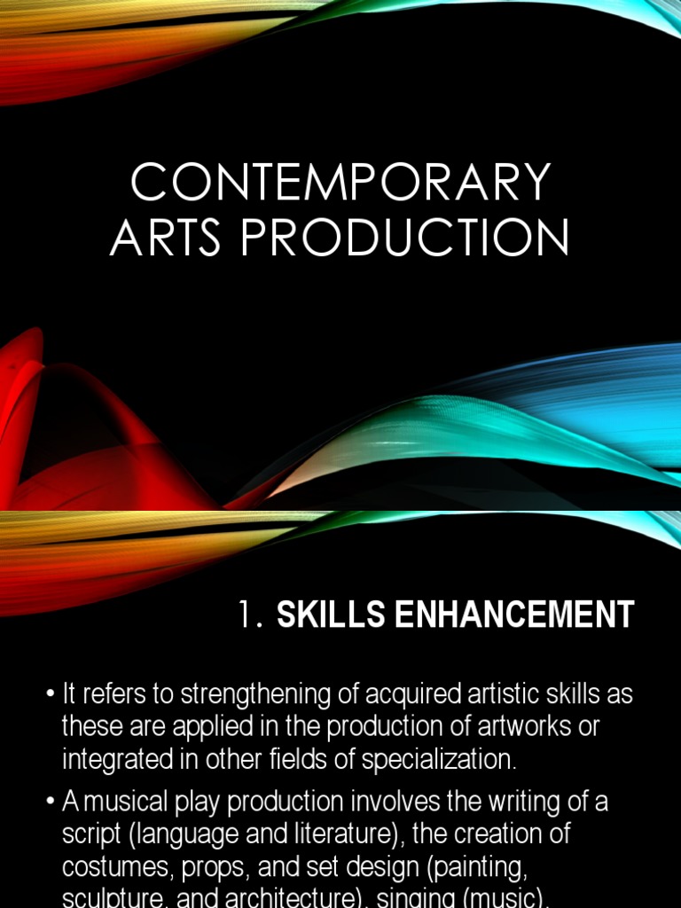 Contemporary Arts Production | PDF