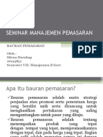 Seminar Manajemen Pemasaran