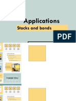 Applications: Stocks and Bonds