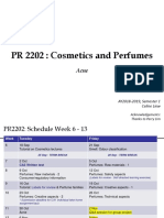 PR 2202: Cosmetics and Perfumes: AY2018-2019, Semester 1 Celine Liew