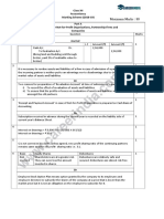 CBSE Class 12 Accountancy Marking Scheme Paper 2018-19 PDF