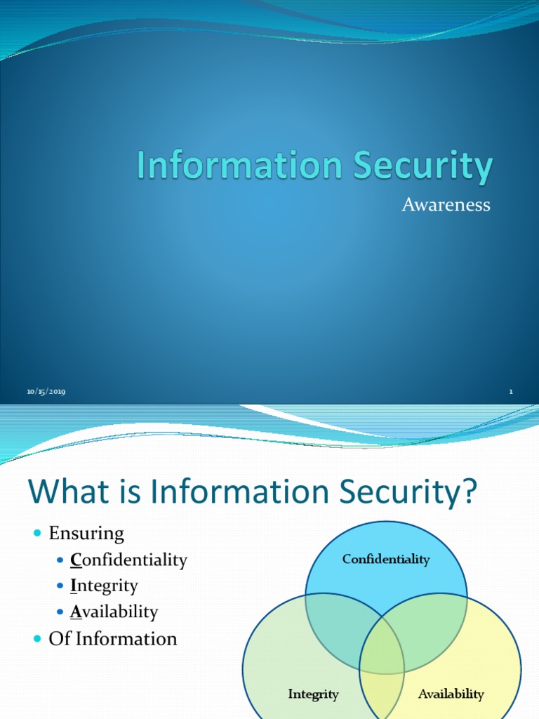 Information Security Awareness Training | PDF | Information Security