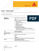 Product Data Sheet: Sika® Retarder
