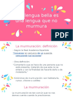 Una Lengua No Murmuradora