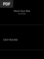 Mock Quiz Bee: Basic Accounting