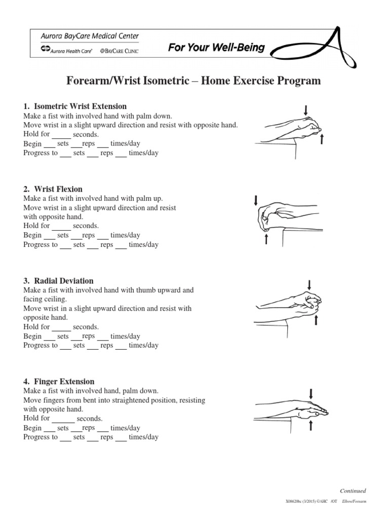 Isometric forearm exercises hotsell