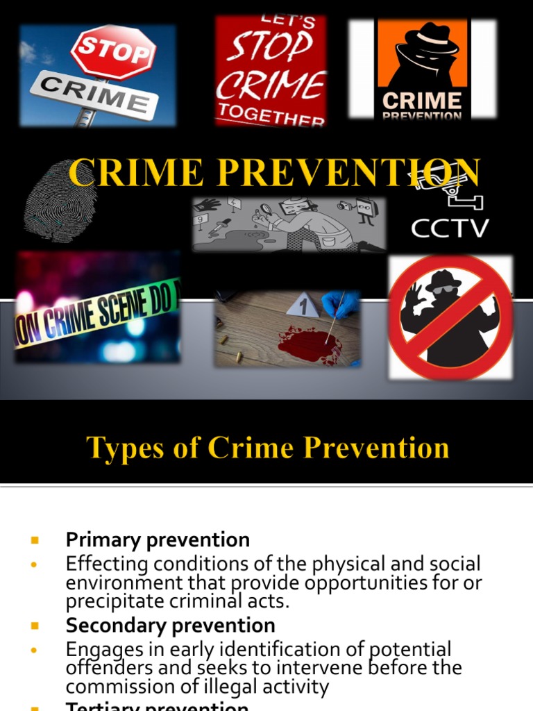 Crime Prevention Strategies Overview | PDF | Crime Prevention | Violence