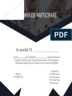 Diploma de Participare