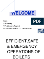 Boiler Efficient, Safe & Emergency Operation