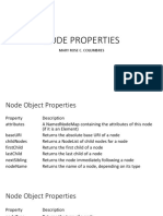 Node Properties: Mary Rose C. Columbres