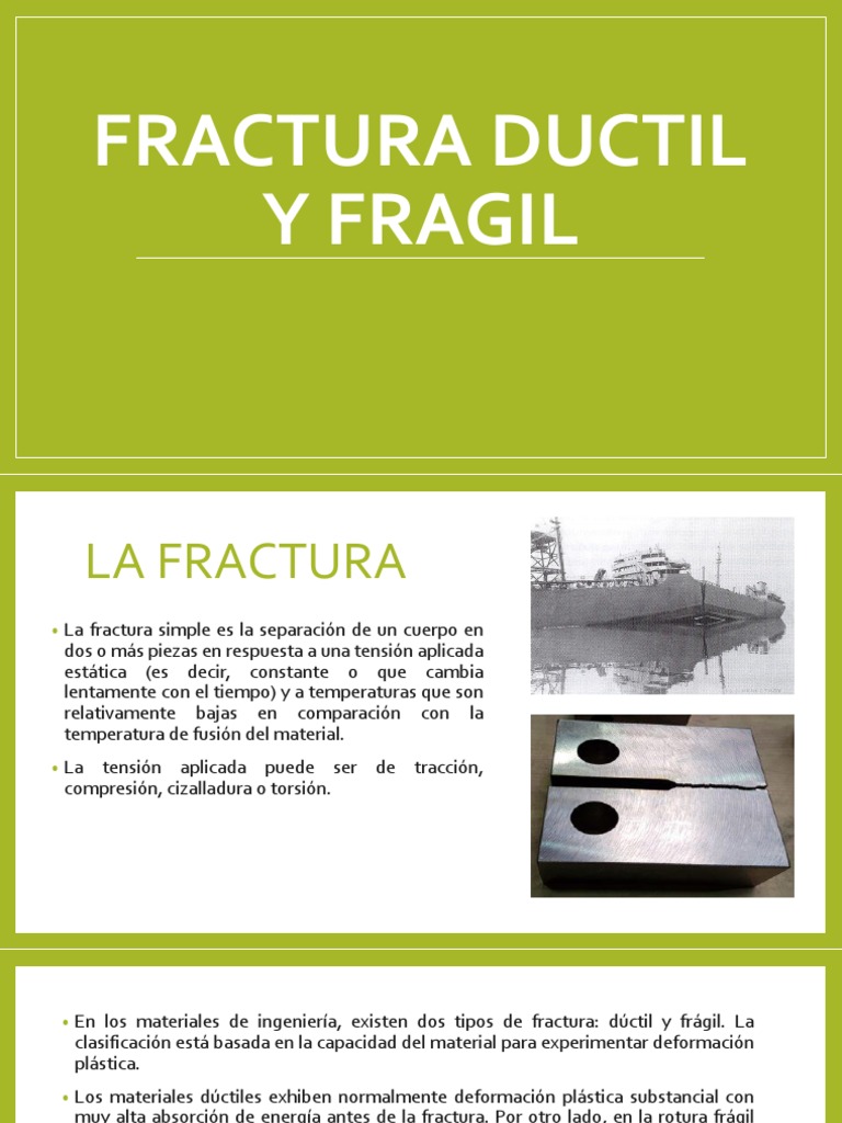 FRACTURADUCTILYFRAGIL.pptx Mecánica de fractura Materiales